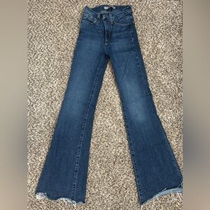 Joe’s Jeans high rise raw hem bootcut